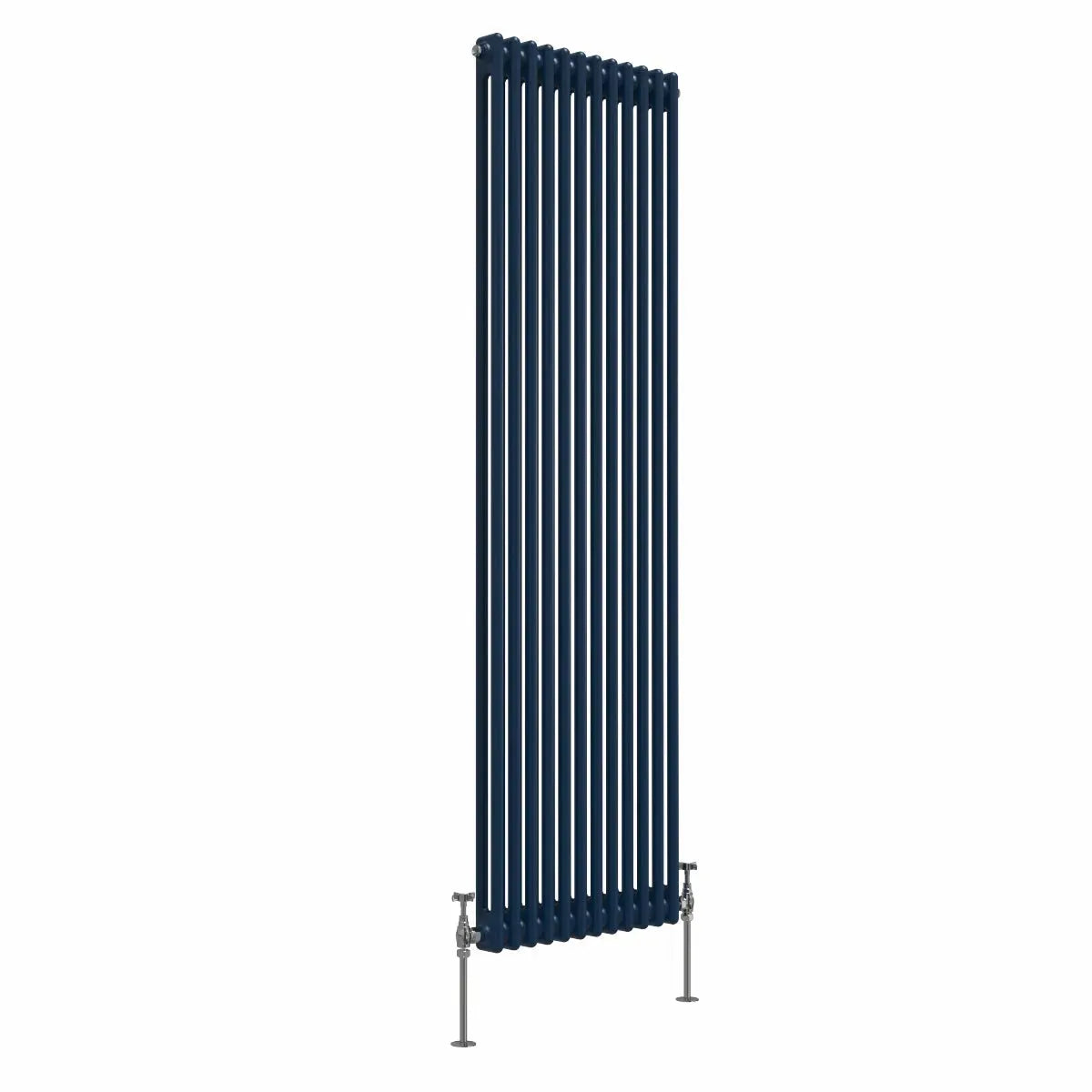 Ferentino - Traditional vertical column radiator sapphire blue