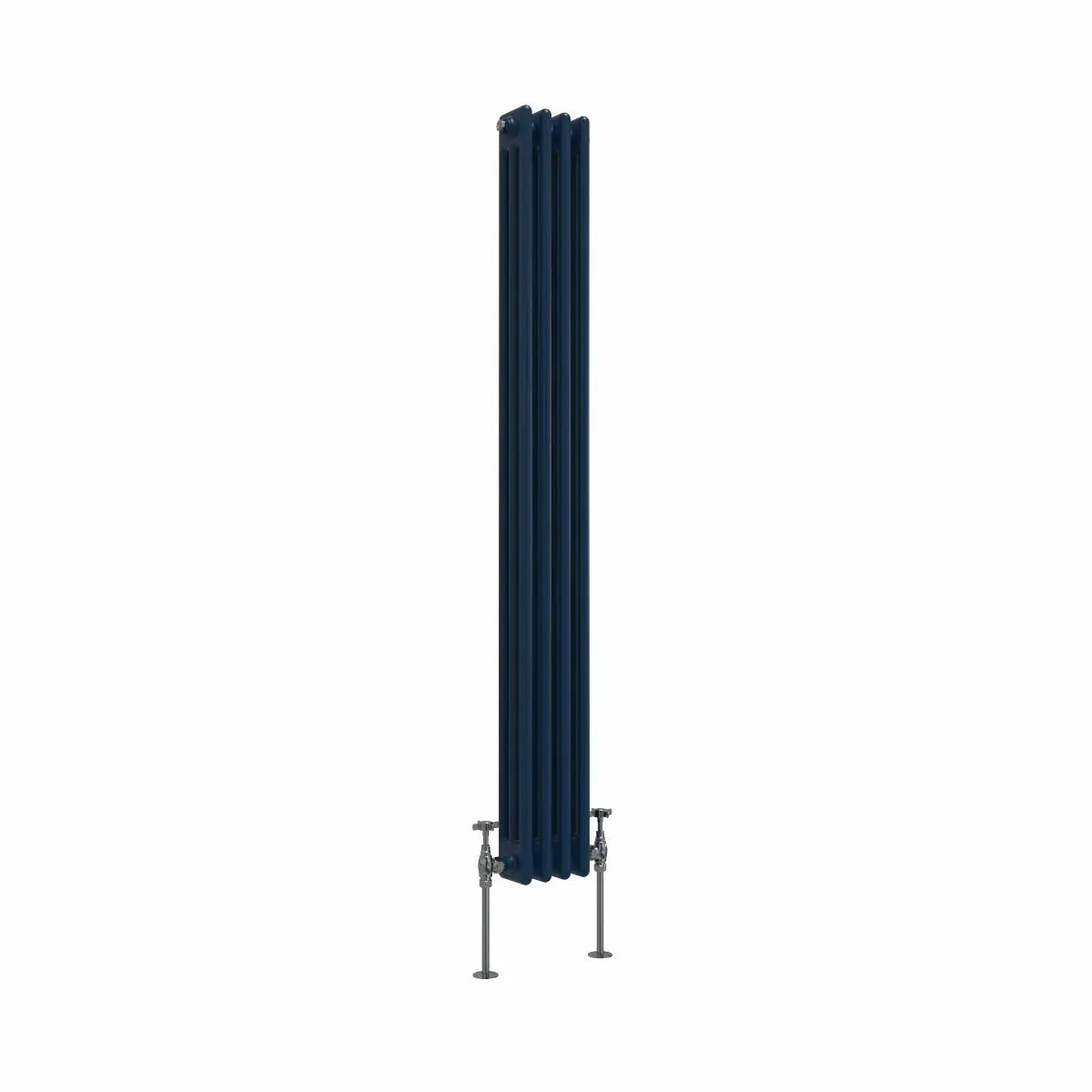 Ferentino - Traditional vertical column radiator sapphire blue