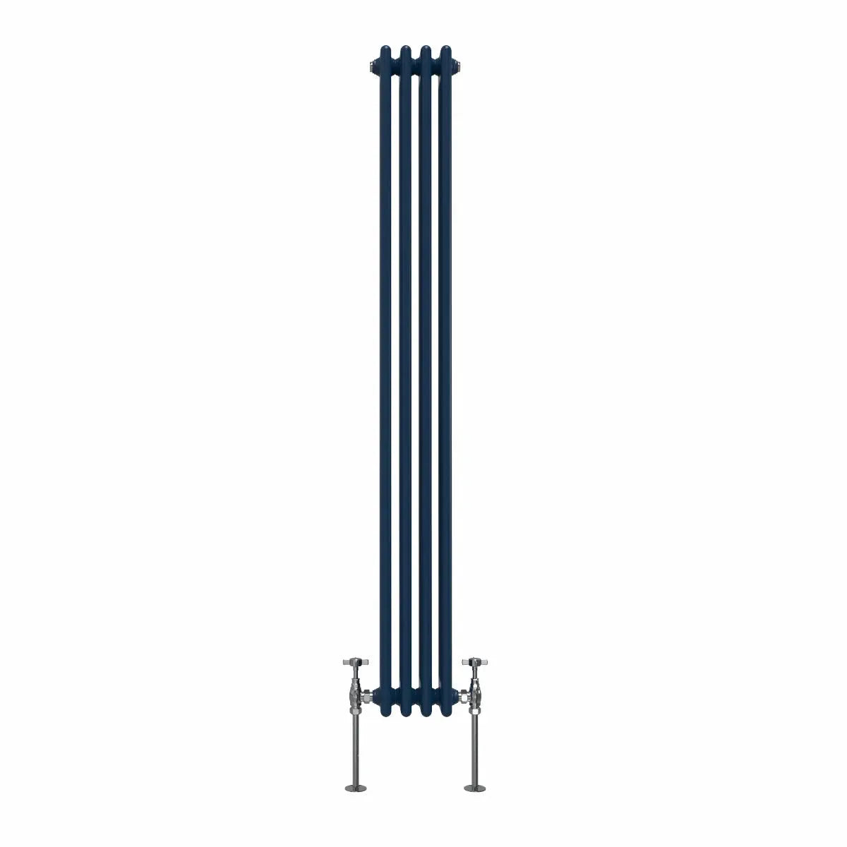 Ferentino - Traditional vertical column radiator sapphire blue