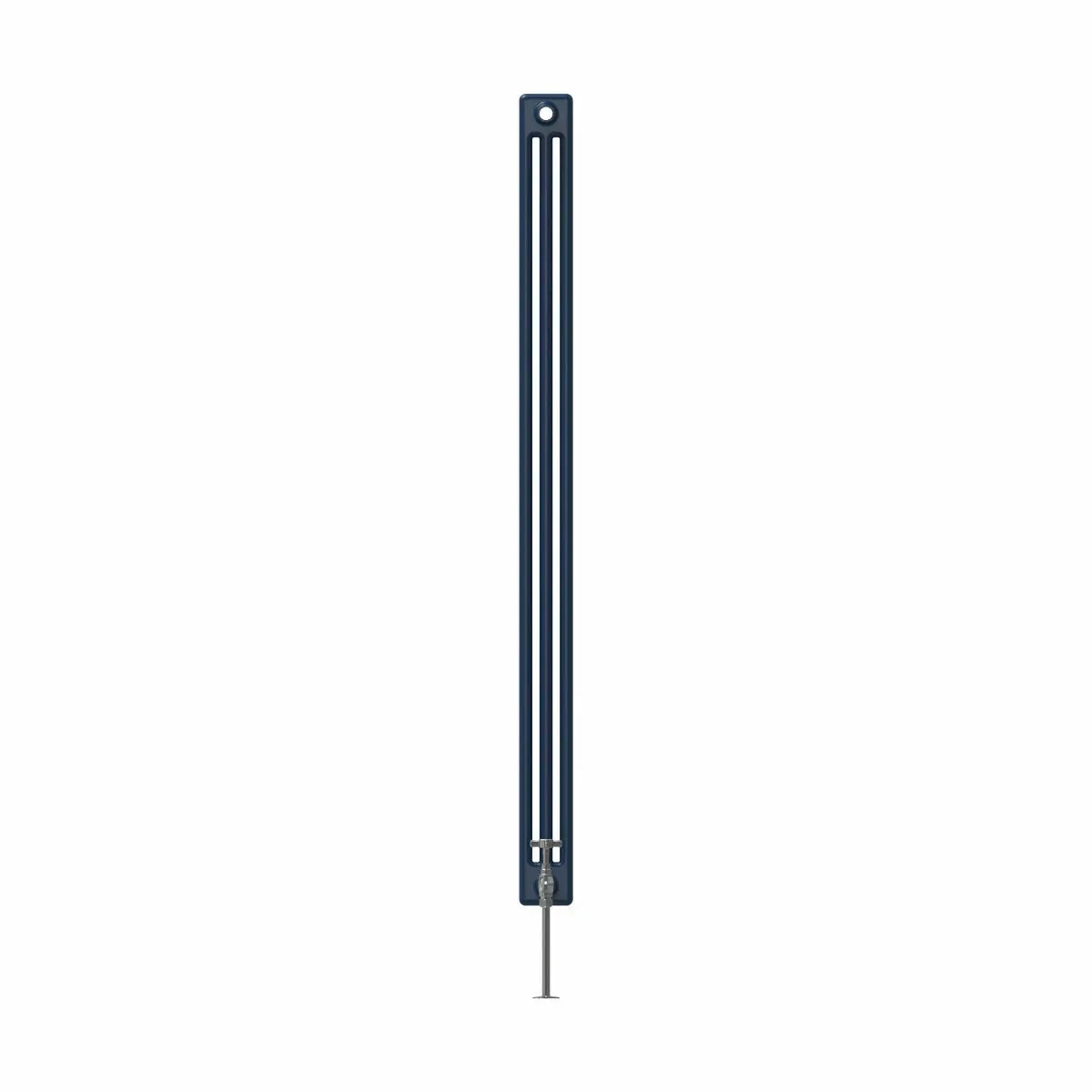 Ferentino - Traditional vertical column radiator sapphire blue