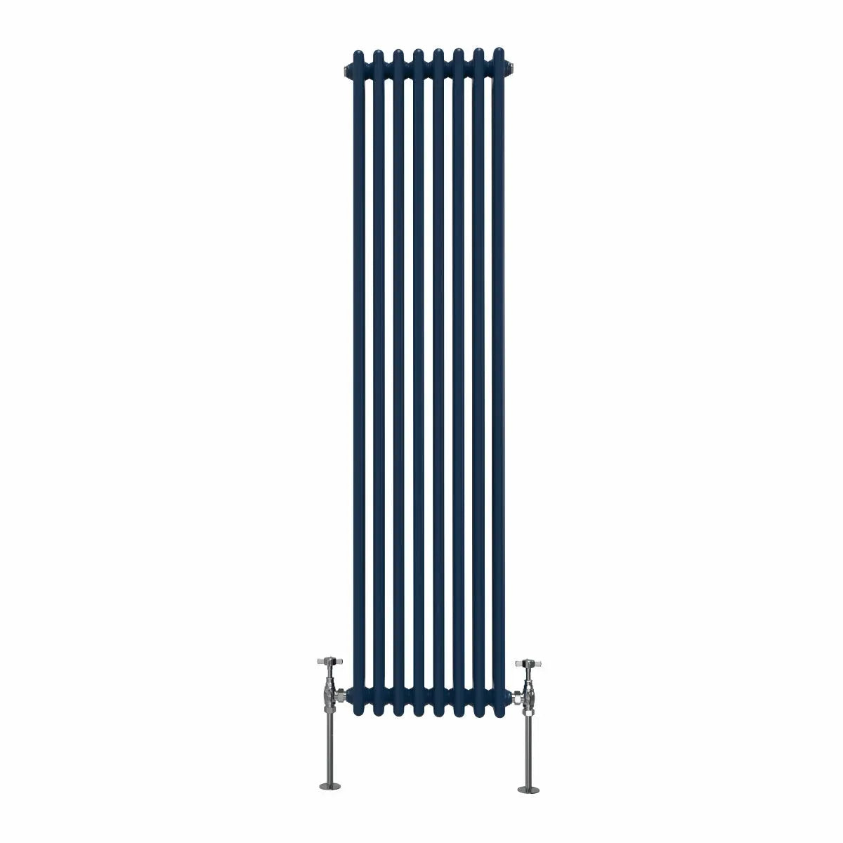 Ferentino - Traditional vertical column radiator sapphire blue