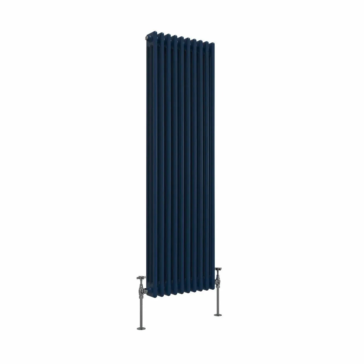 Ferentino - Traditional vertical column radiator sapphire blue