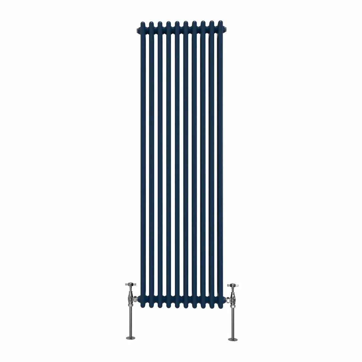 Ferentino - Traditional vertical column radiator sapphire blue