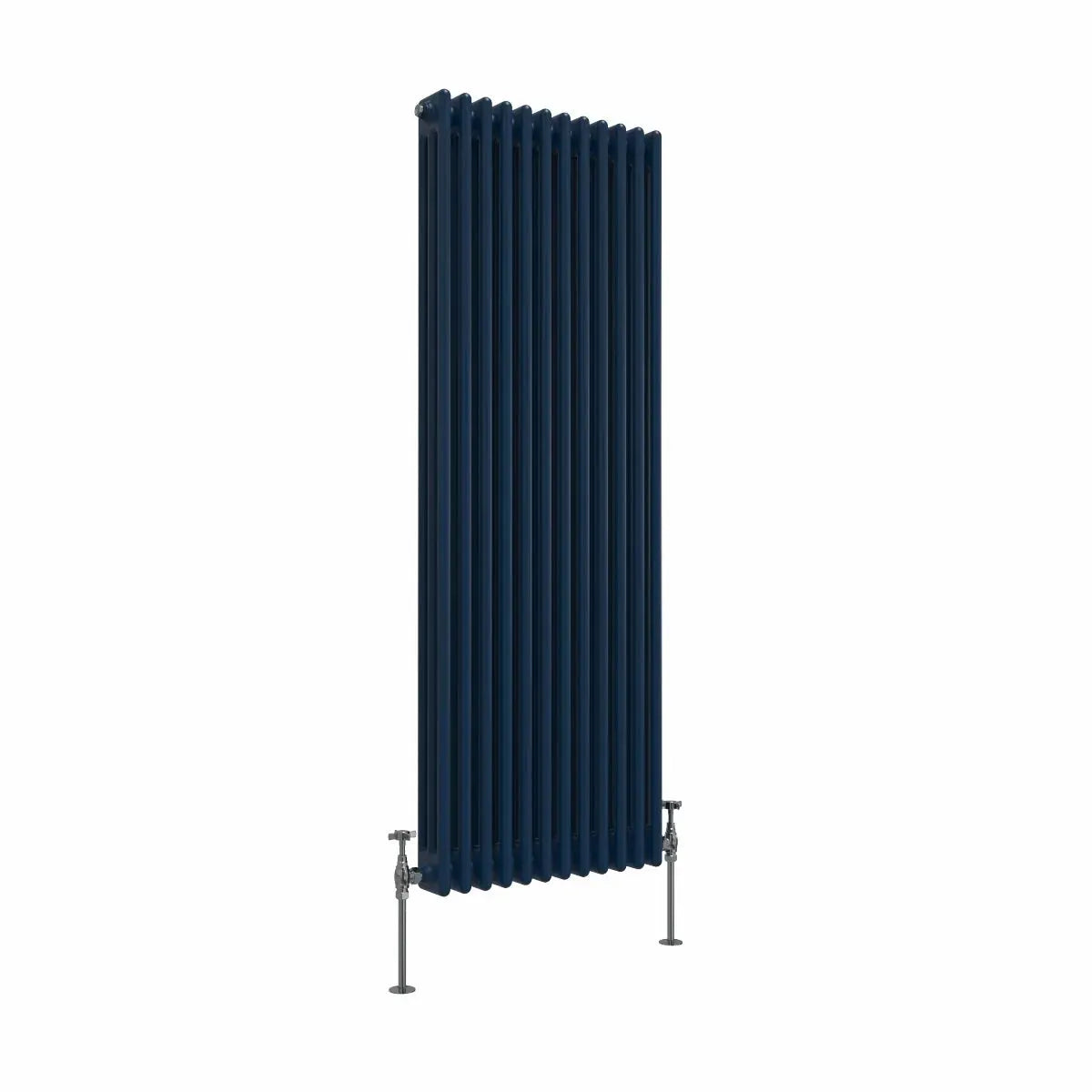 Ferentino - Traditional vertical column radiator sapphire blue