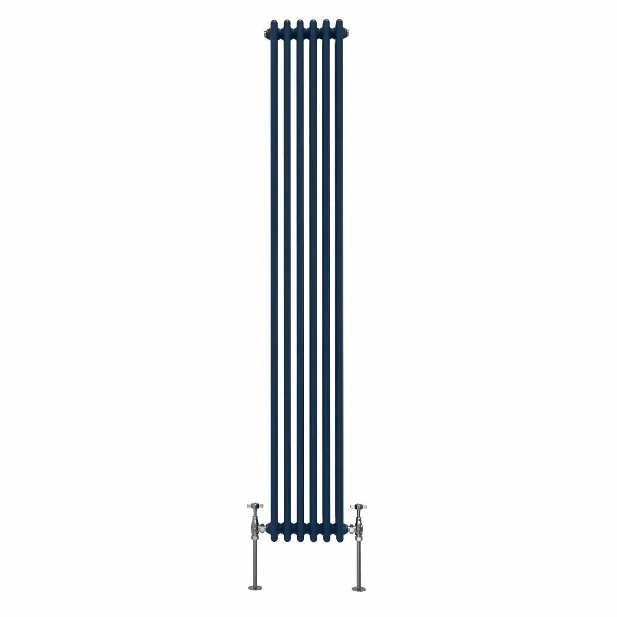 Ferentino - Traditional vertical column radiator sapphire blue