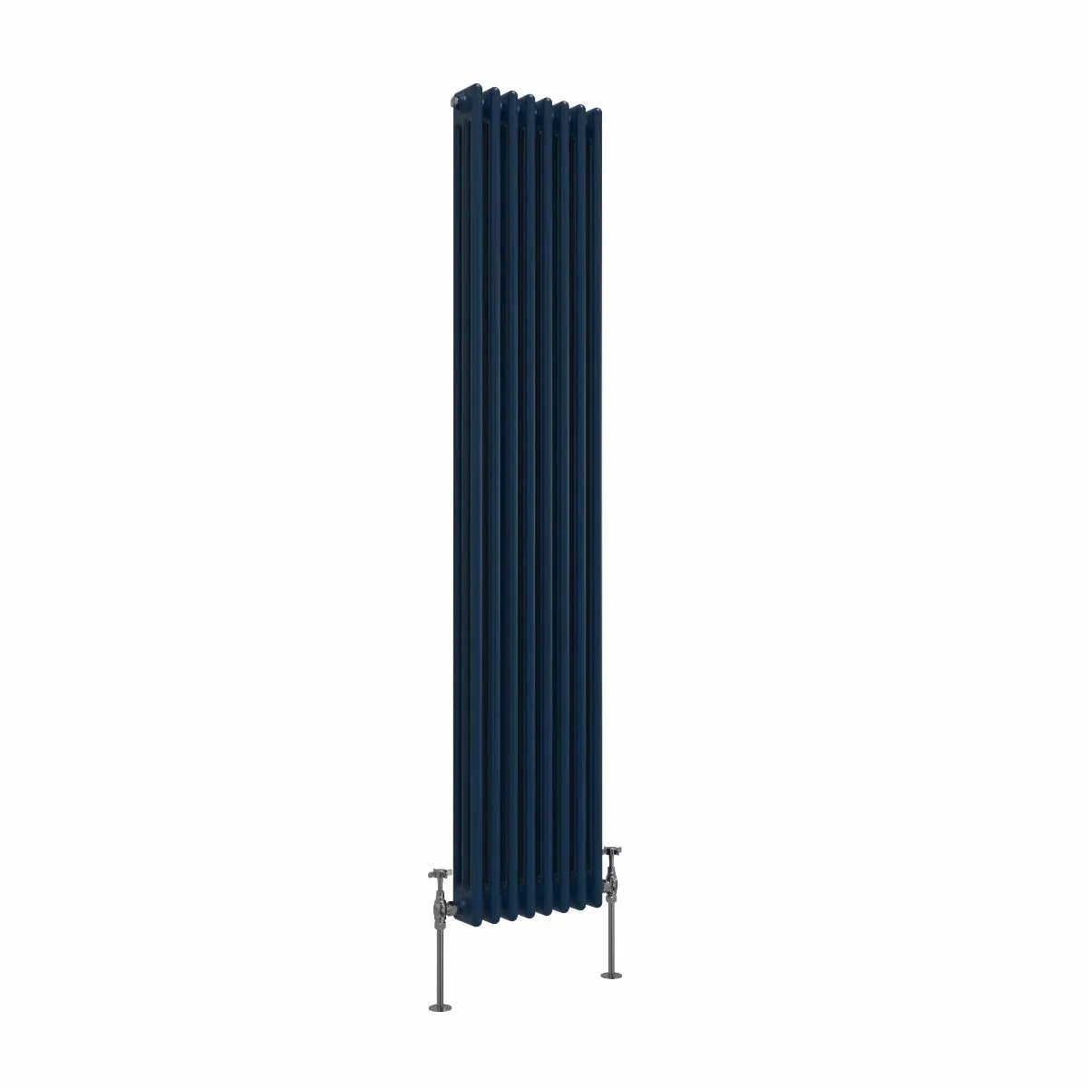 Ferentino - Traditional vertical column radiator sapphire blue