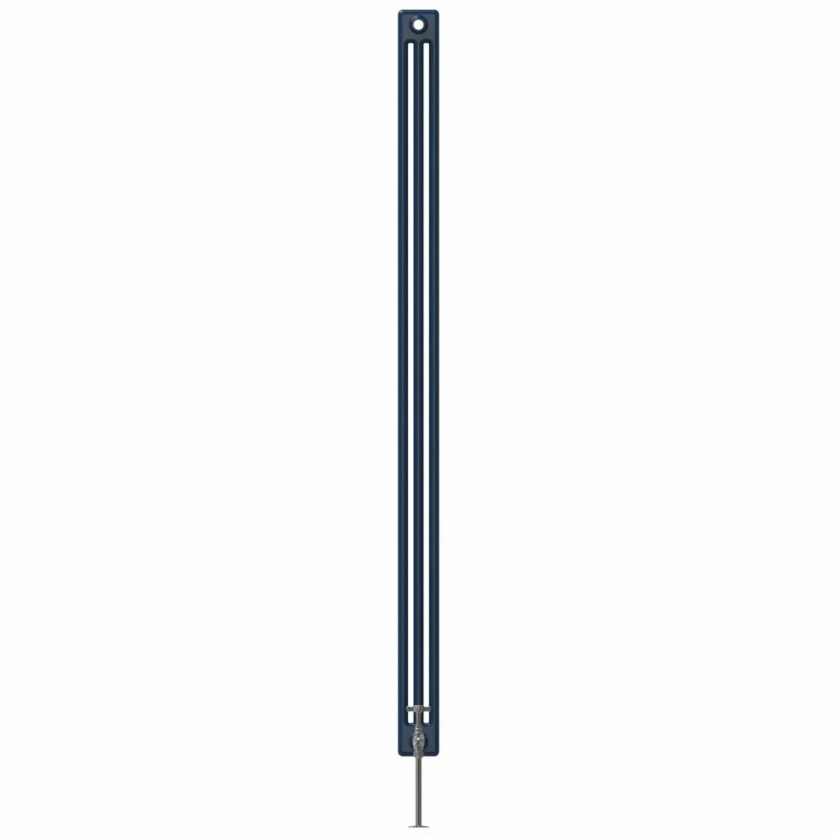 Ferentino - Traditional vertical column radiator sapphire blue