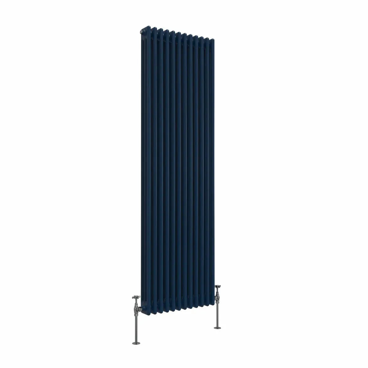 Ferentino - Traditional vertical column radiator sapphire blue