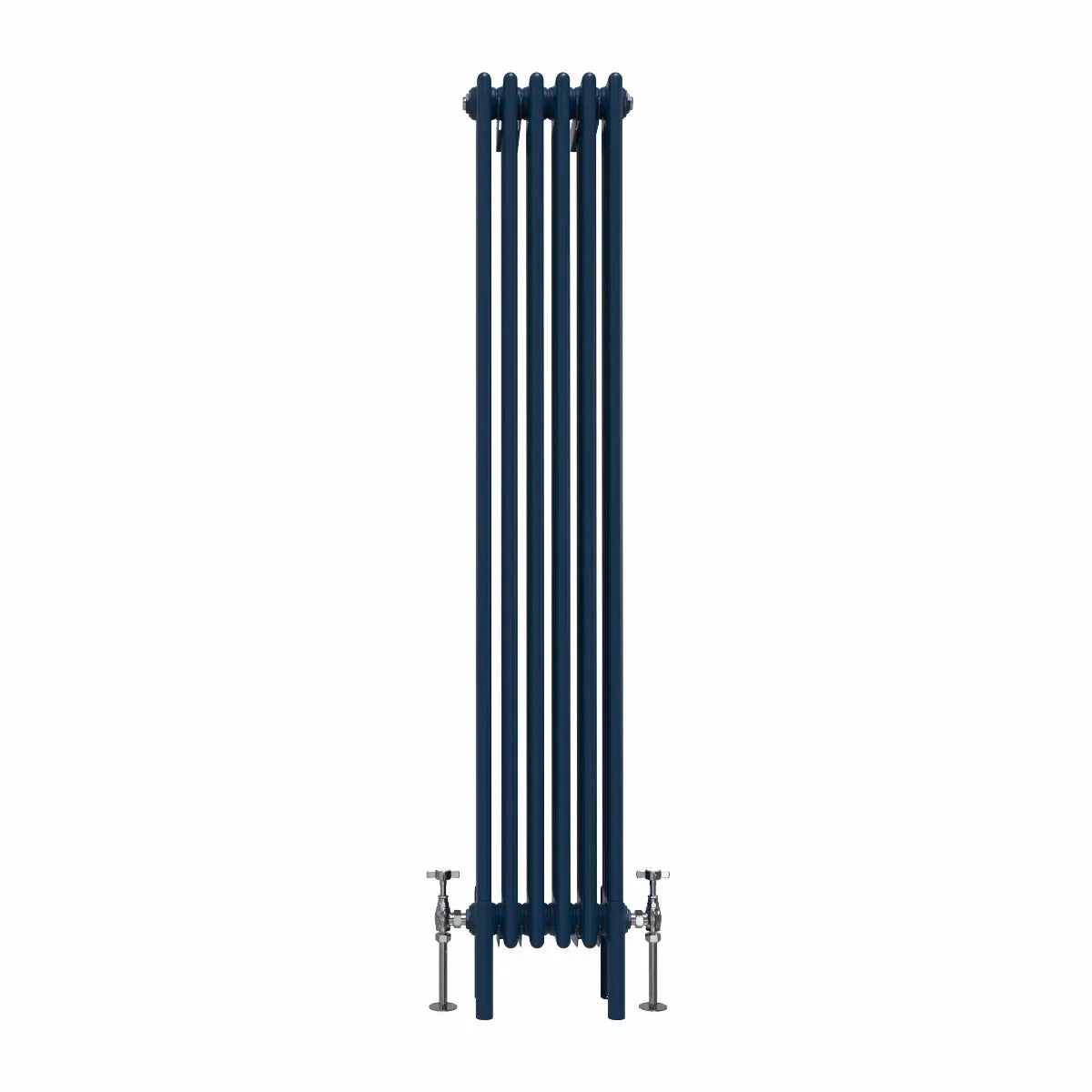 Ferentino - Traditional vertical column radiator sapphire blue