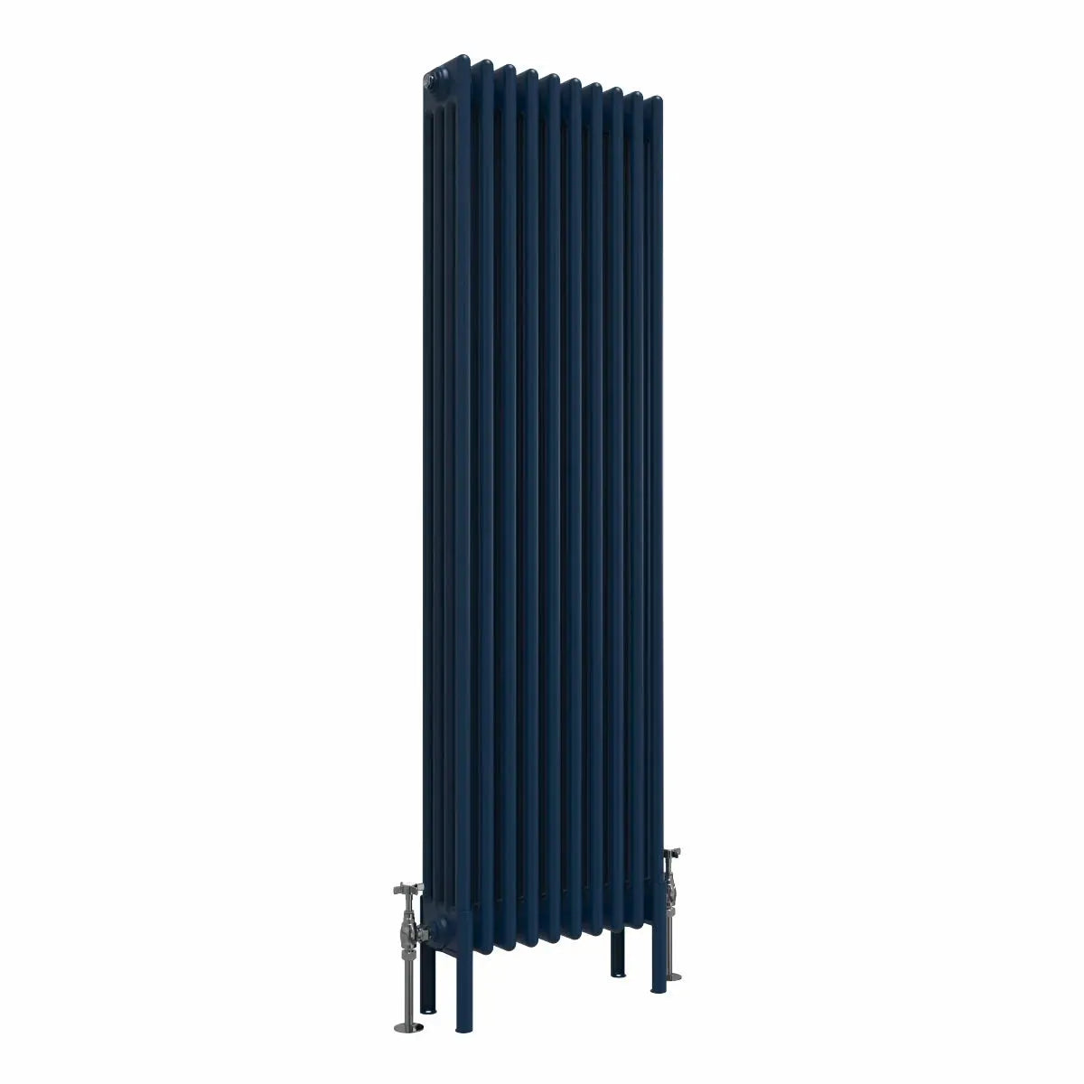 Ferentino - Traditional vertical column radiator sapphire blue