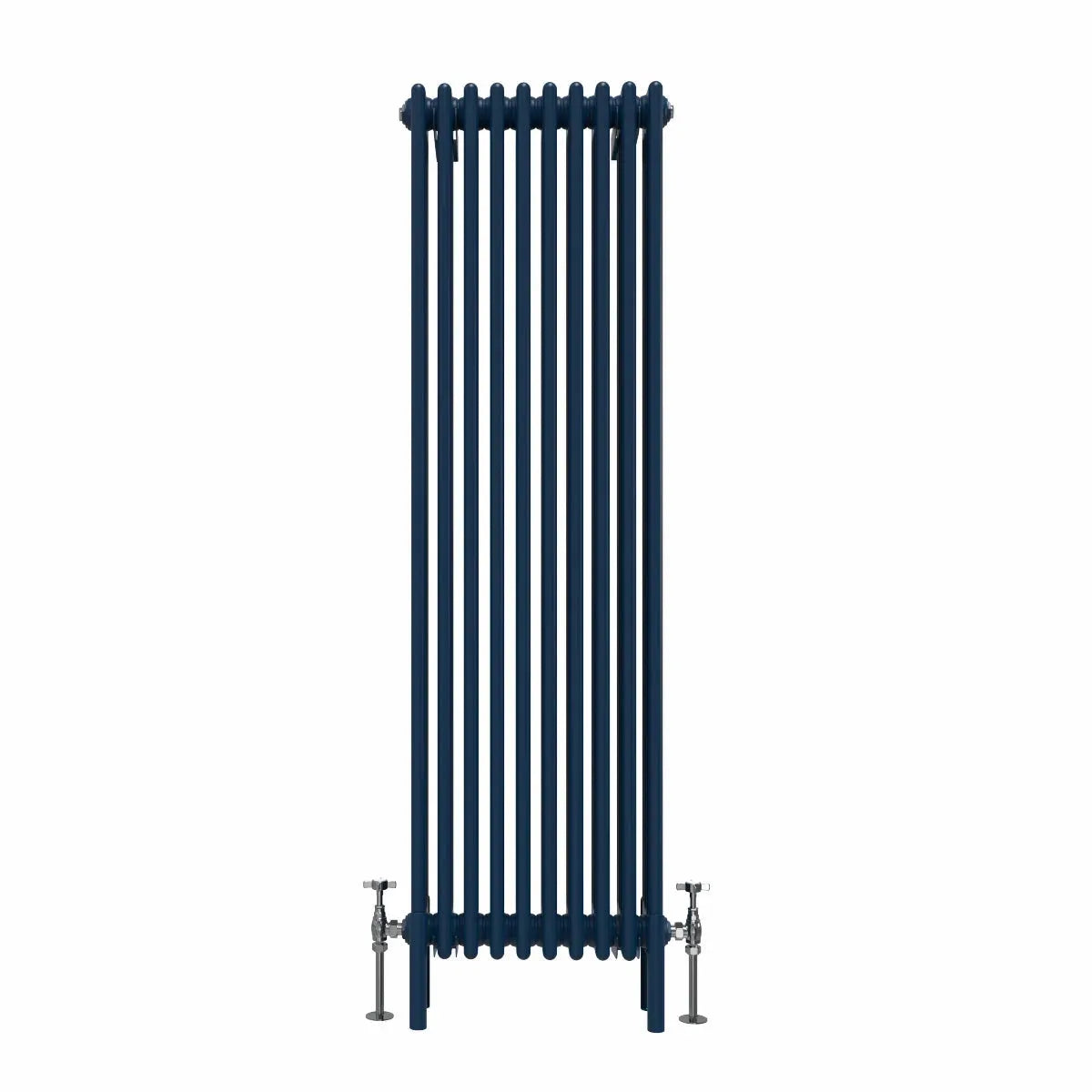 Ferentino - Traditional vertical column radiator sapphire blue