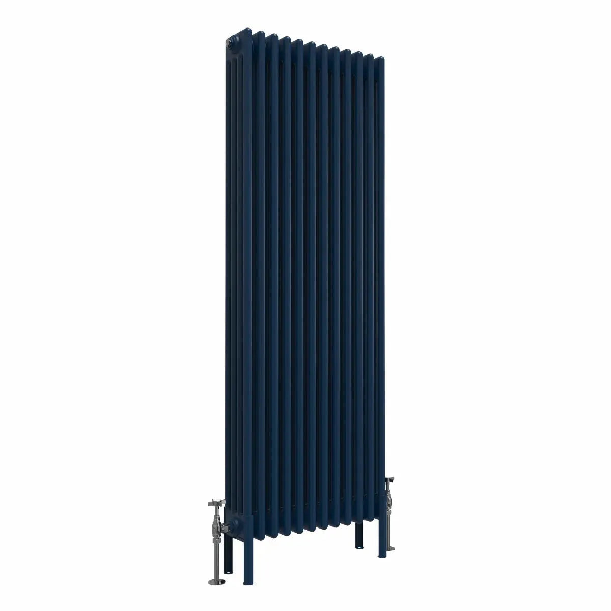 Ferentino - Traditional vertical column radiator sapphire blue