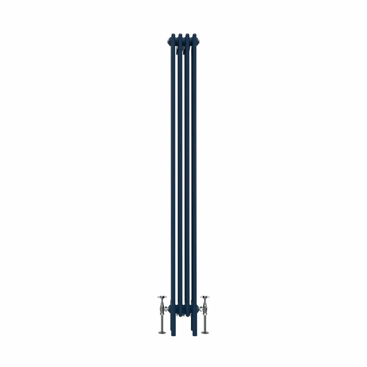 Ferentino - Traditional vertical column radiator sapphire blue