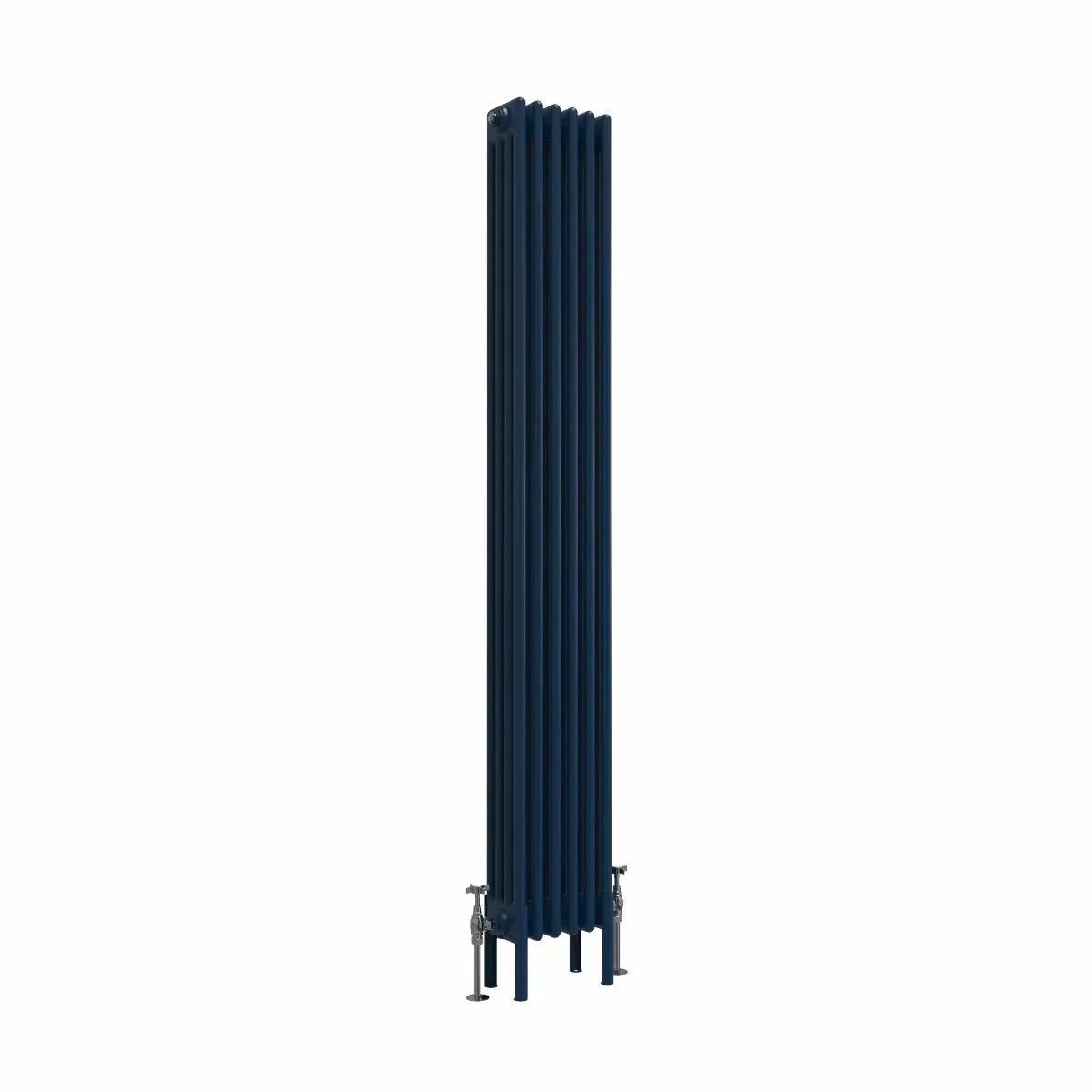 Ferentino - Traditional vertical column radiator sapphire blue