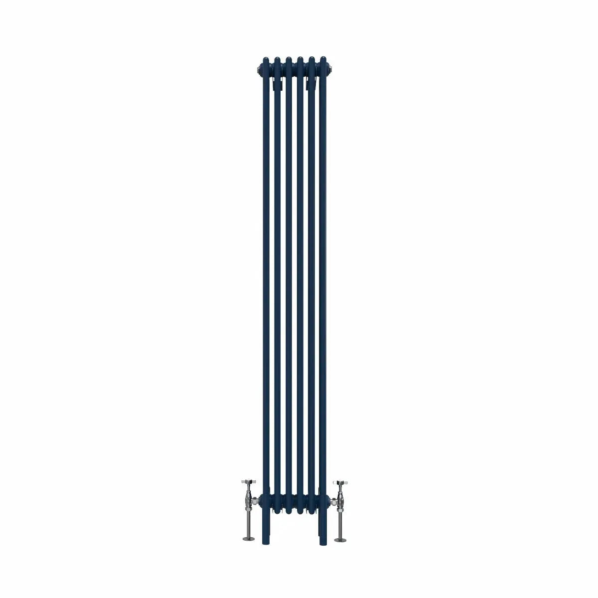 Ferentino - Traditional vertical column radiator sapphire blue