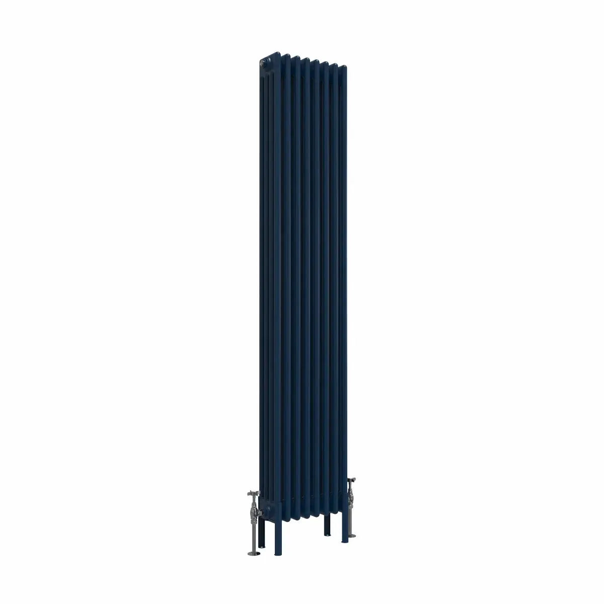 Ferentino - Traditional vertical column radiator sapphire blue