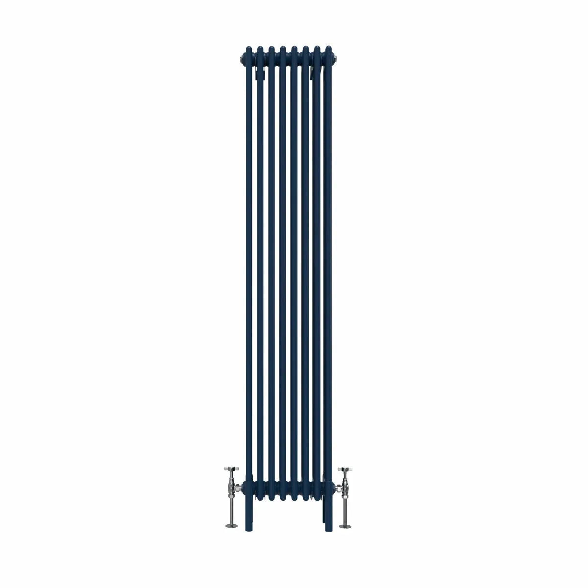 Ferentino - Traditional vertical column radiator sapphire blue