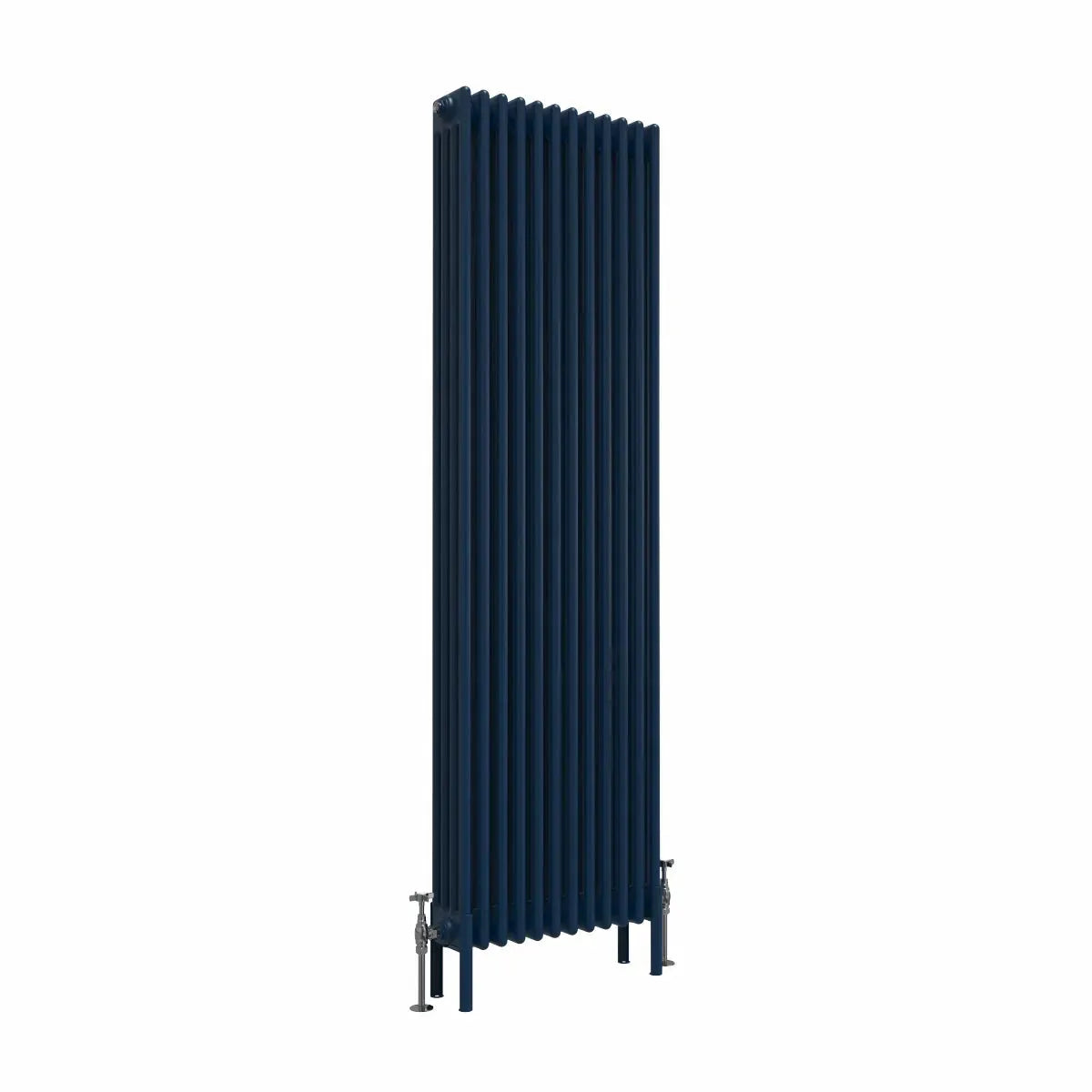 Ferentino - Traditional vertical column radiator sapphire blue