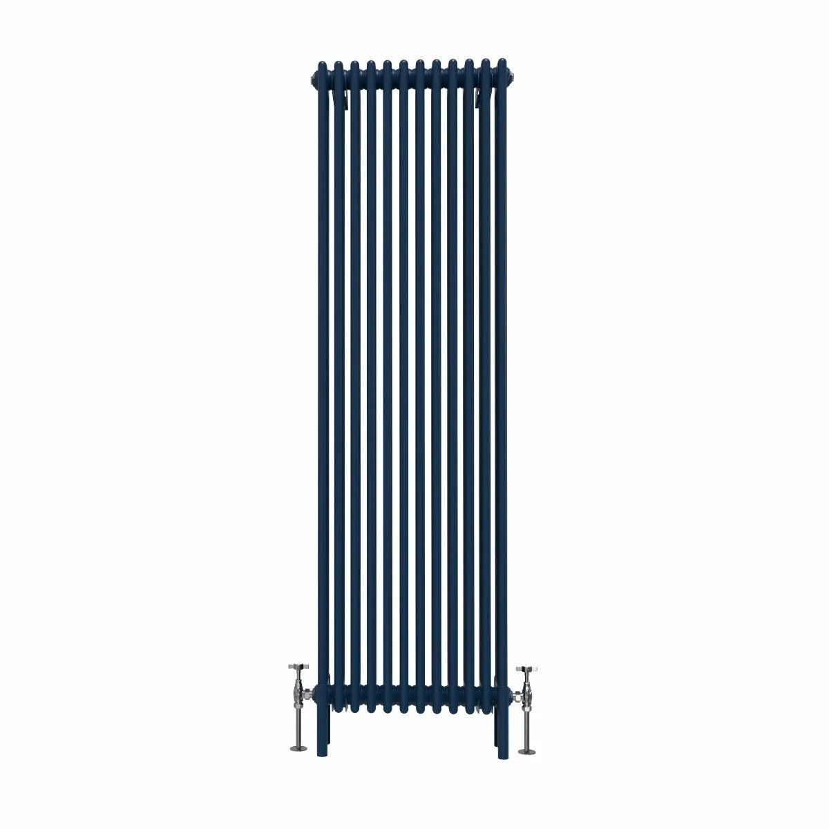 Ferentino - Traditional vertical column radiator sapphire blue