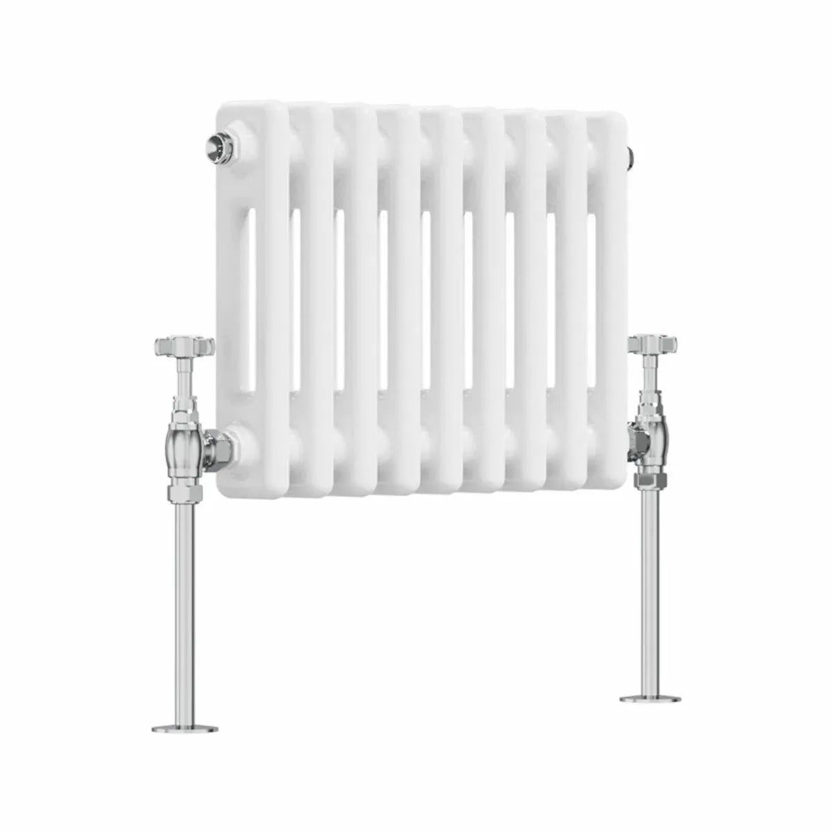 Ferentino - Traditional horizontal column radiator white