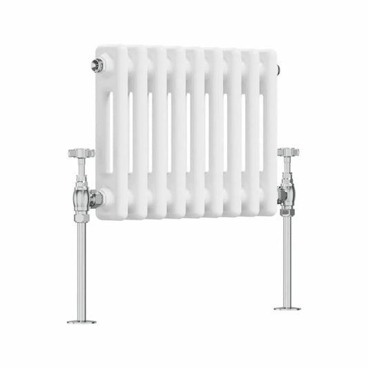 Ferentino - Traditional horizontal column radiator white