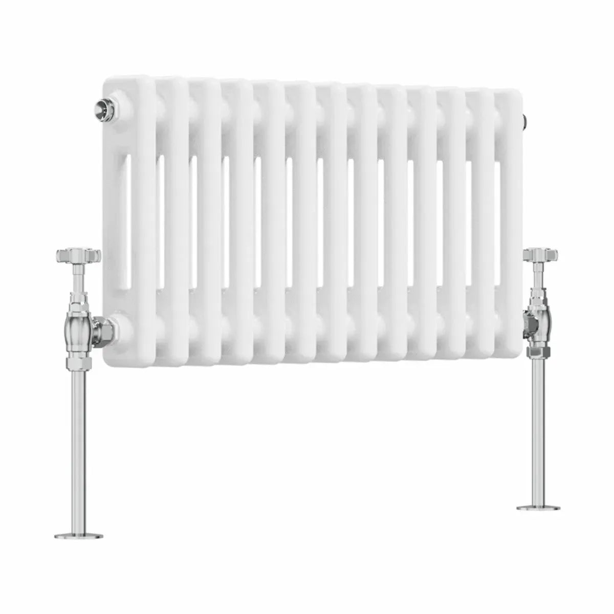 Ferentino - Traditional horizontal column radiator white