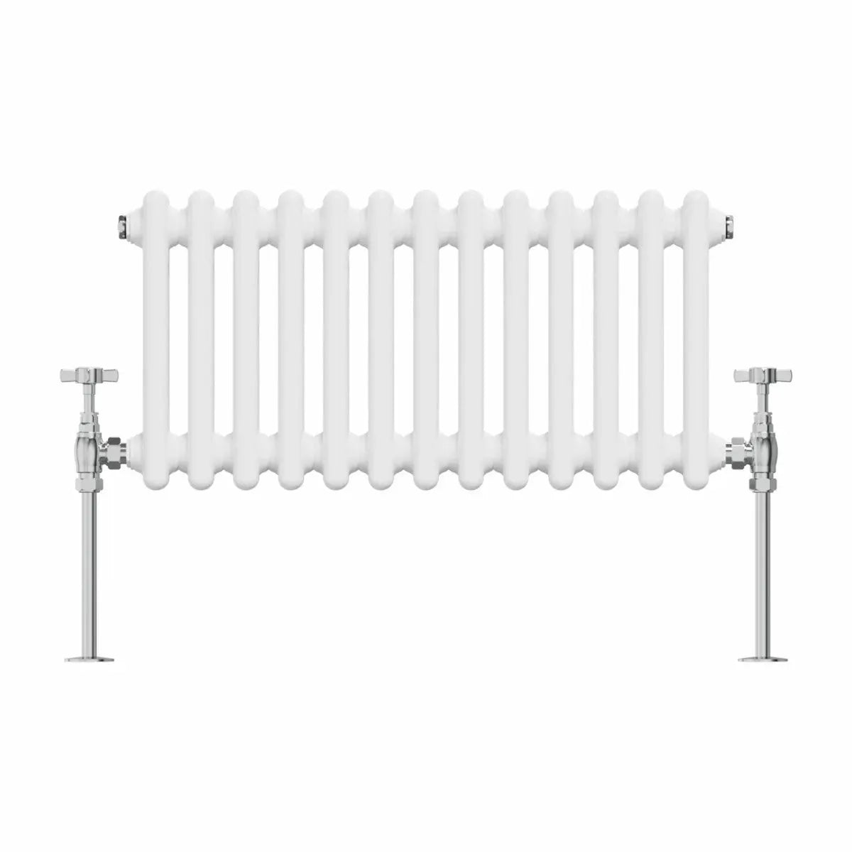 Ferentino - Traditional horizontal column radiator white