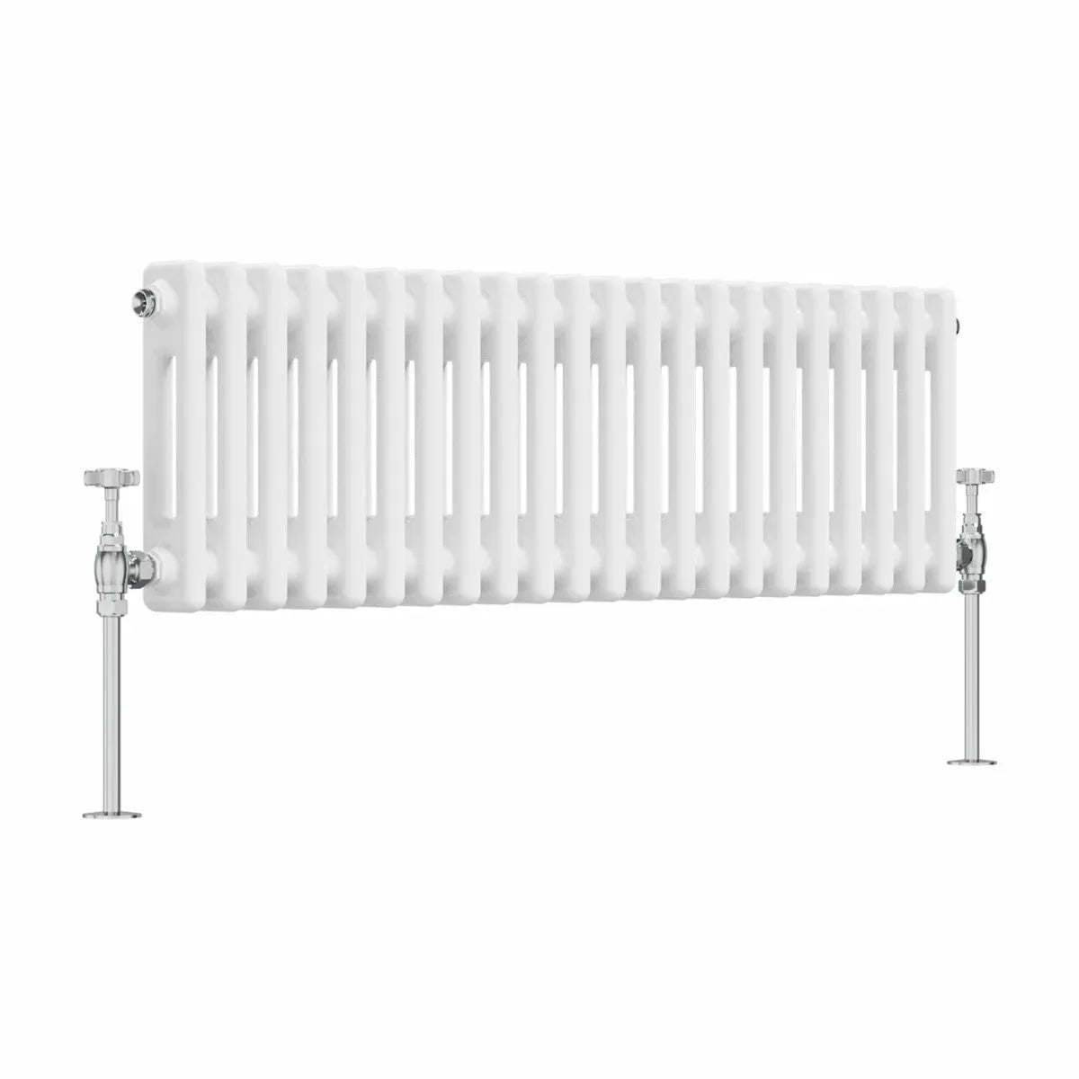 Ferentino - Traditional horizontal column radiator white