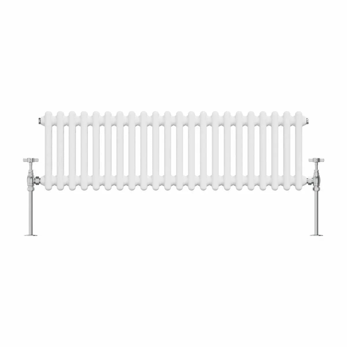 Ferentino - Traditional horizontal column radiator white