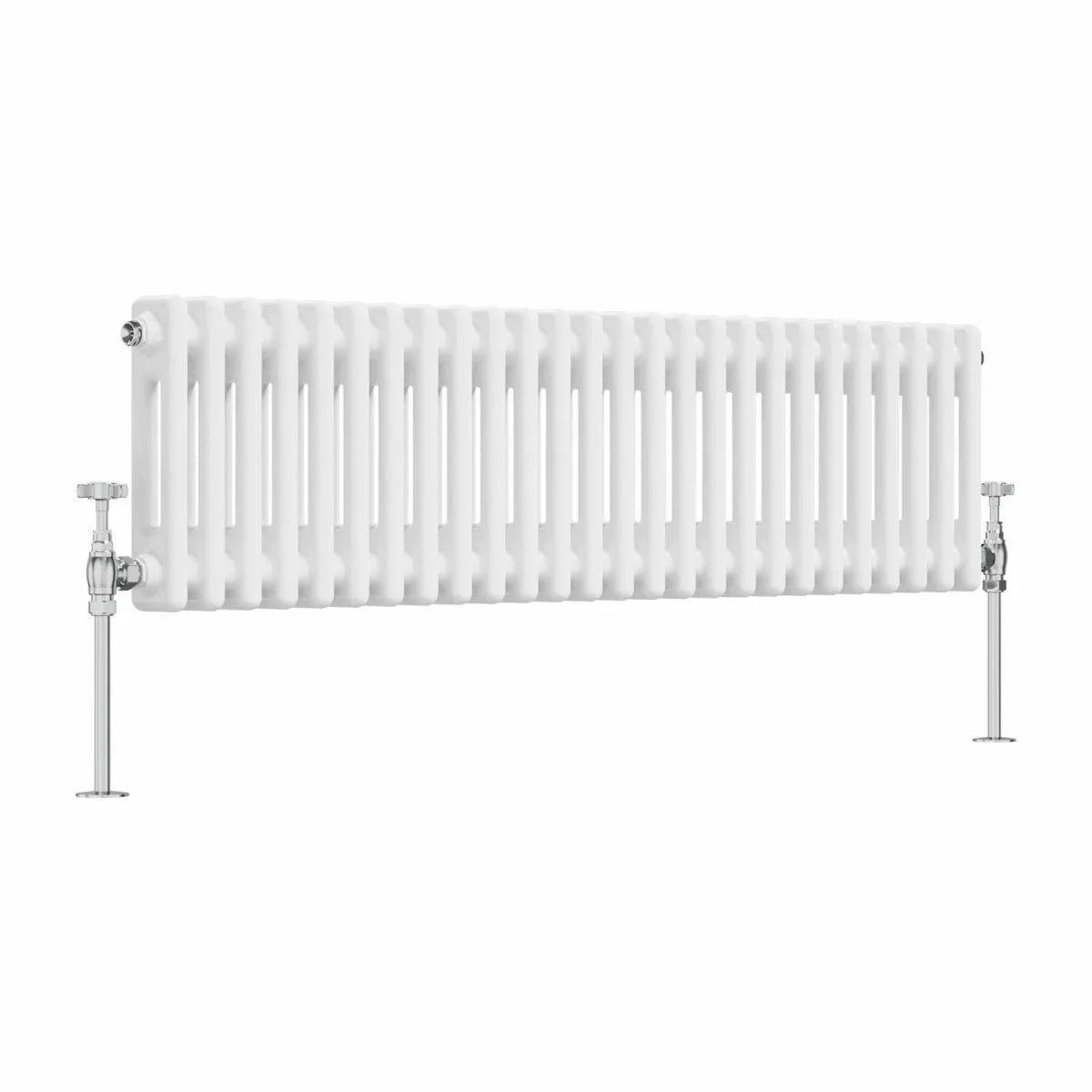 Ferentino - Traditional horizontal column radiator white