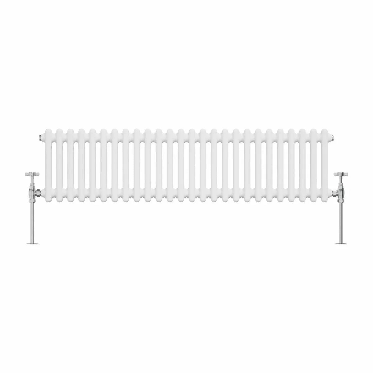 Ferentino - Traditional horizontal column radiator white