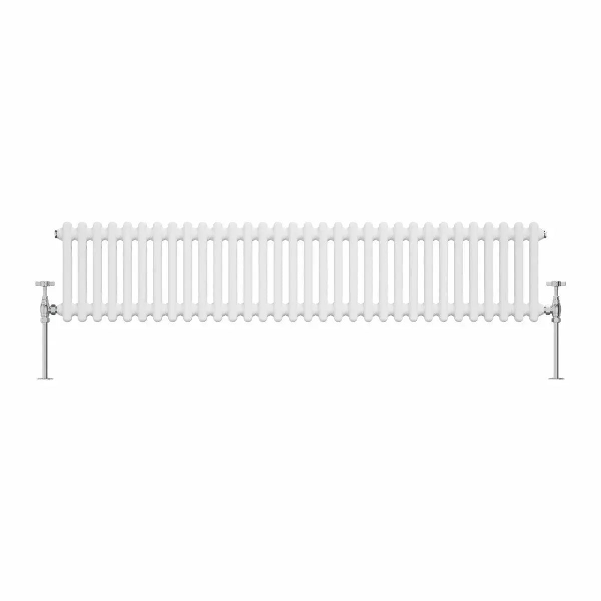 Ferentino - Traditional horizontal column radiator white