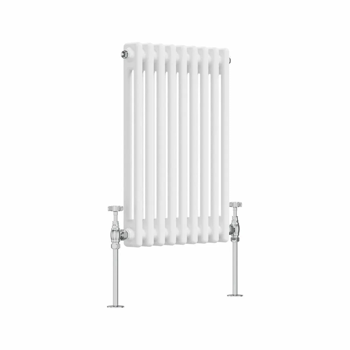 Ferentino - Traditional horizontal column radiator white