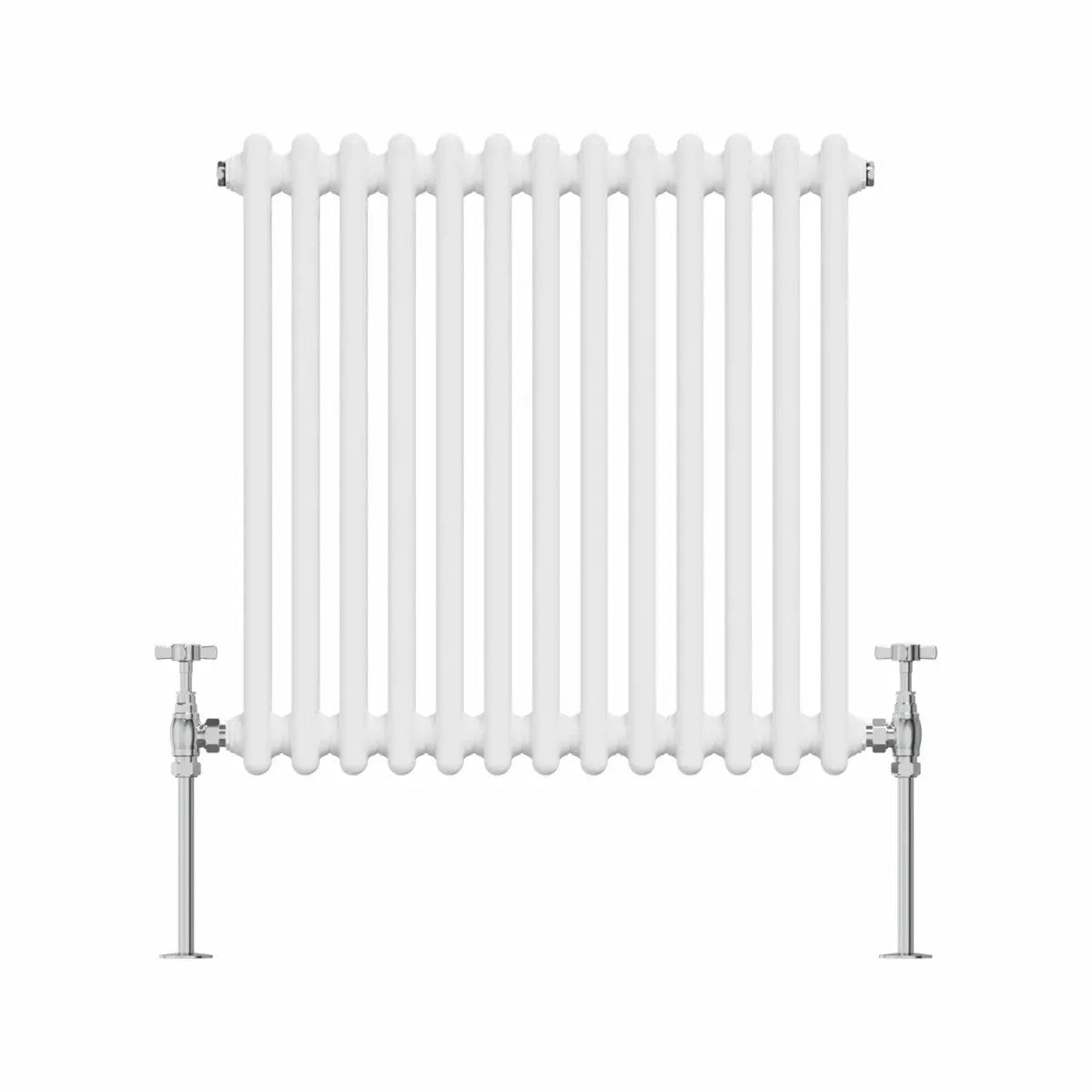 Ferentino - Traditional horizontal column radiator white