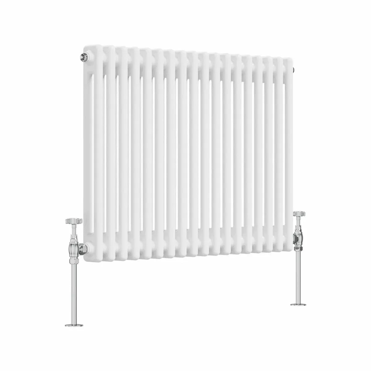 Ferentino - Traditional horizontal column radiator white