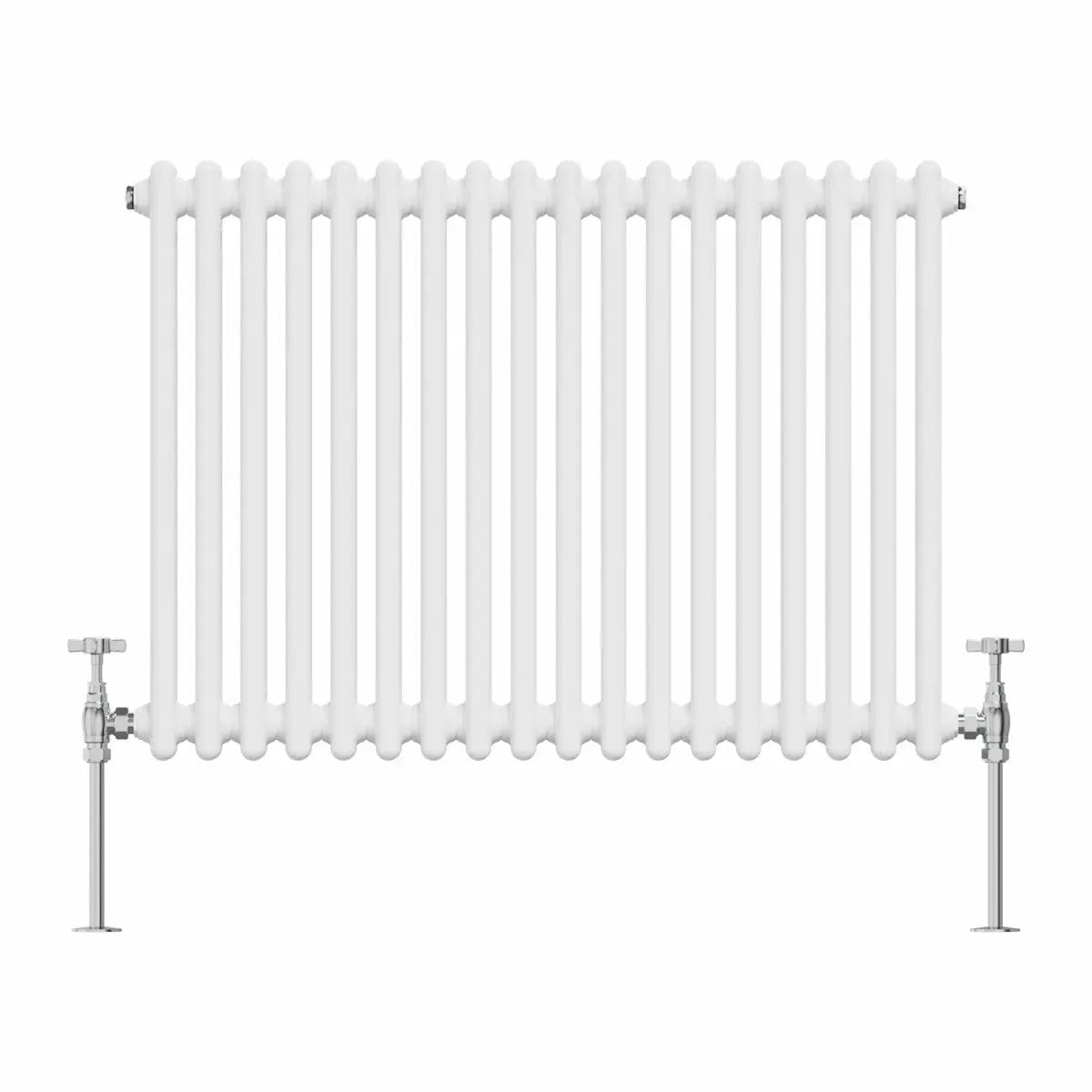 Ferentino - Traditional horizontal column radiator white