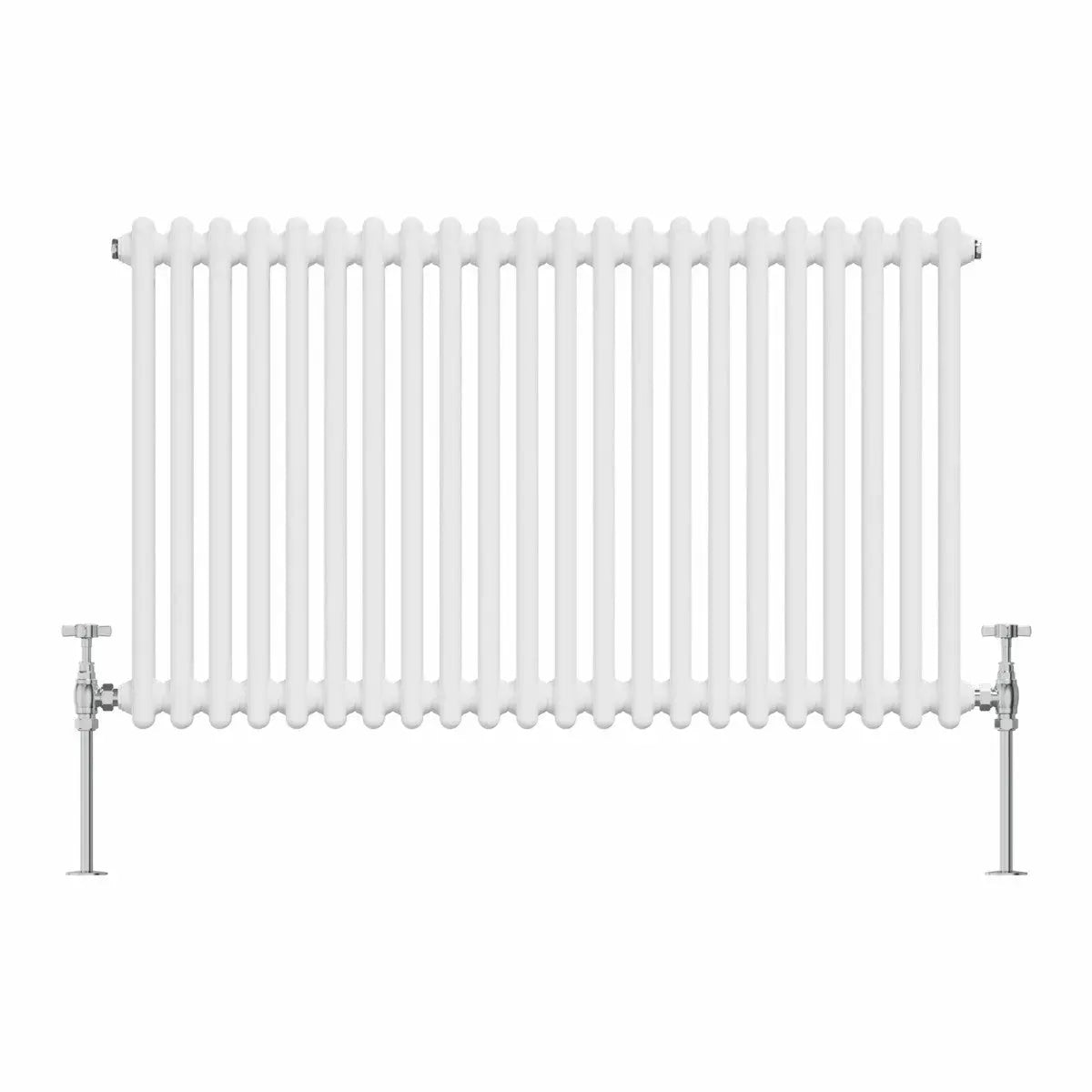 Ferentino - Traditional horizontal column radiator white