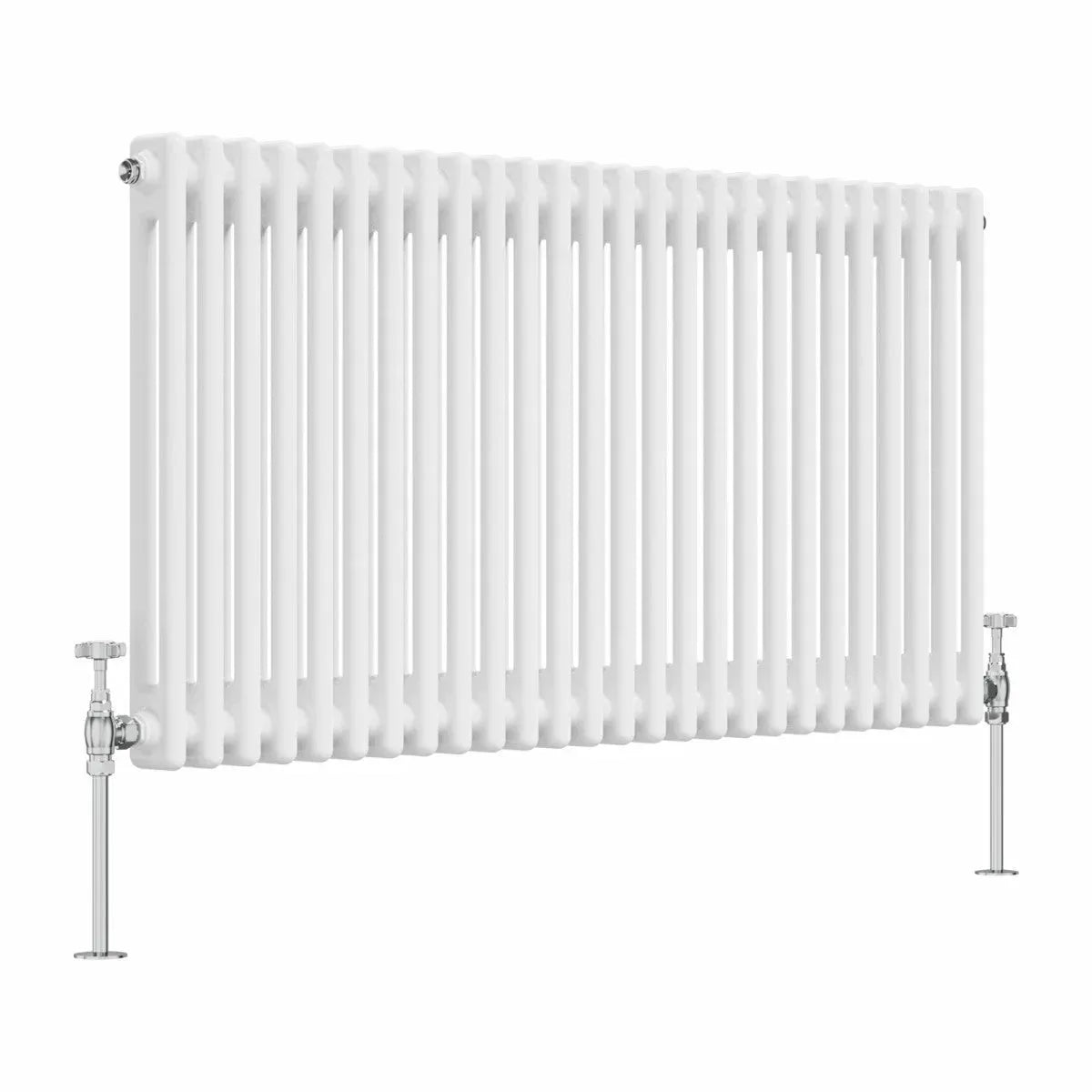 Ferentino - Traditional horizontal column radiator white