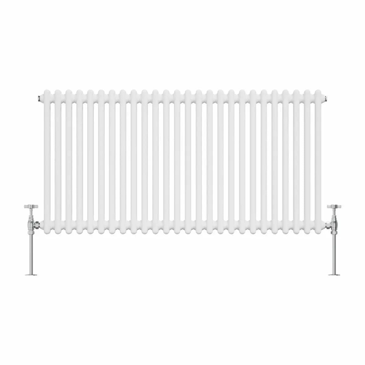 Ferentino - Traditional horizontal column radiator white