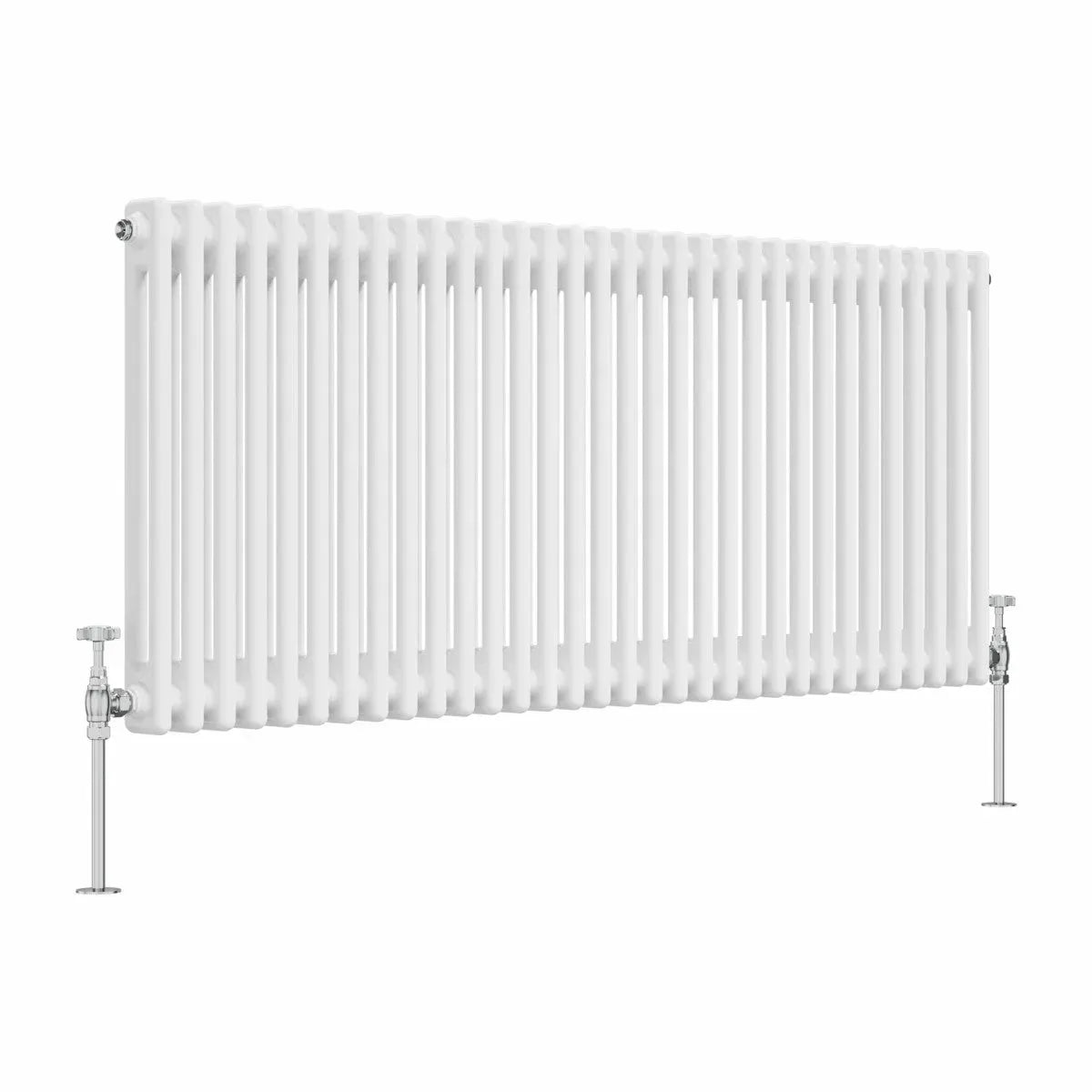 Ferentino - Traditional horizontal column radiator white