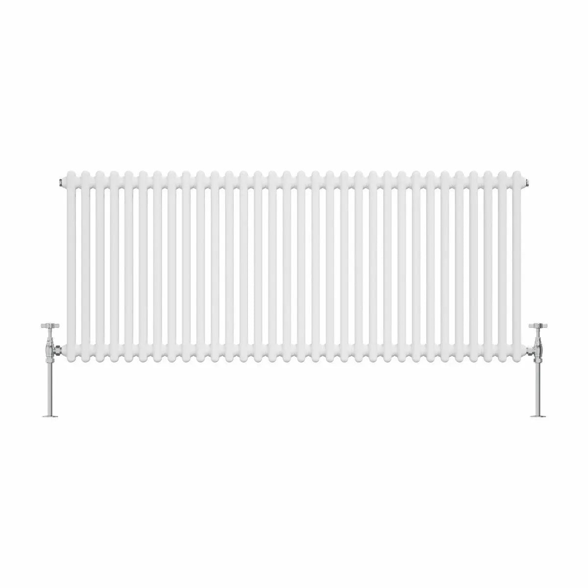 Ferentino - Traditional horizontal column radiator white