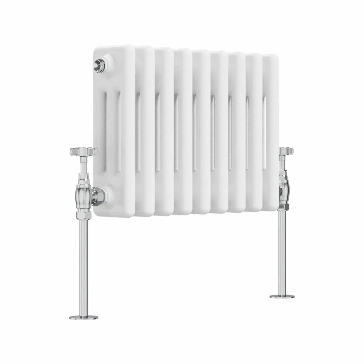 Ferentino - Traditional horizontal column radiator white