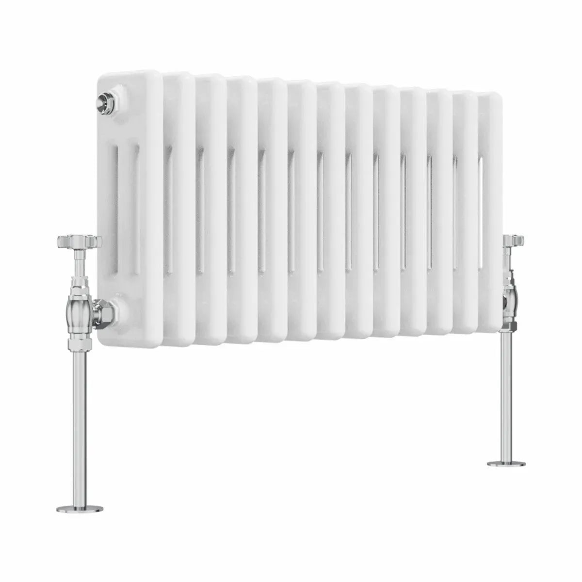 Ferentino - Traditional horizontal column radiator white