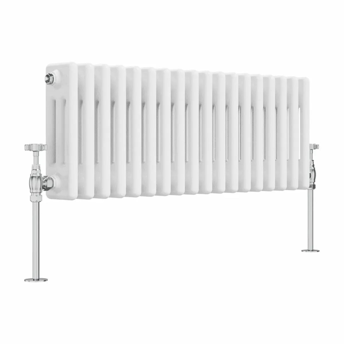 Ferentino - Traditional horizontal column radiator white