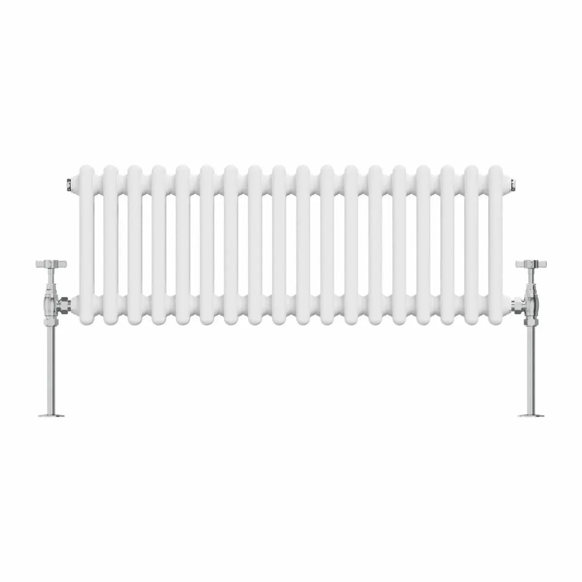 Ferentino - Traditional horizontal column radiator white