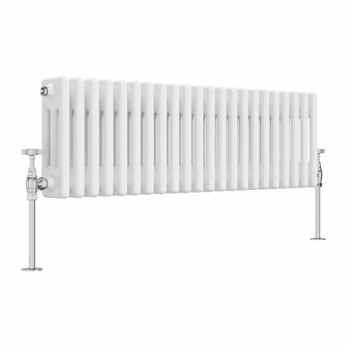 Ferentino - Traditional horizontal column radiator white