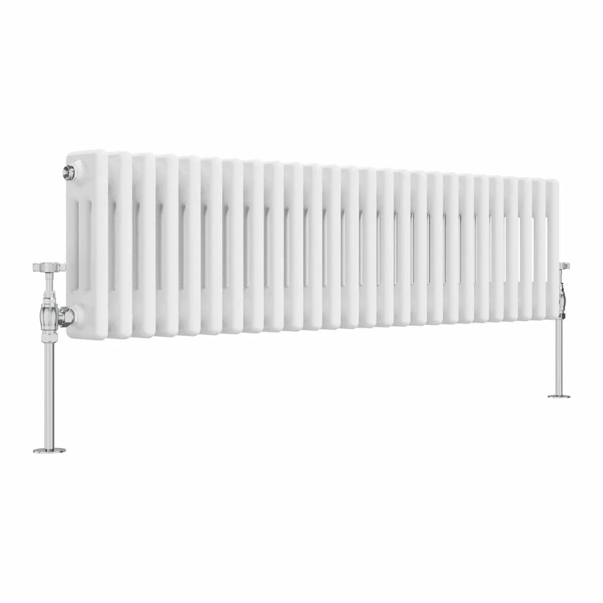 Ferentino - Traditional horizontal column radiator white