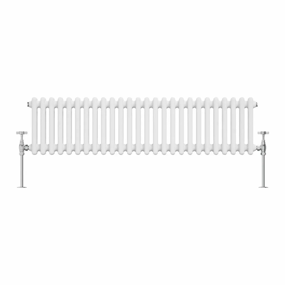 Ferentino - Traditional horizontal column radiator white