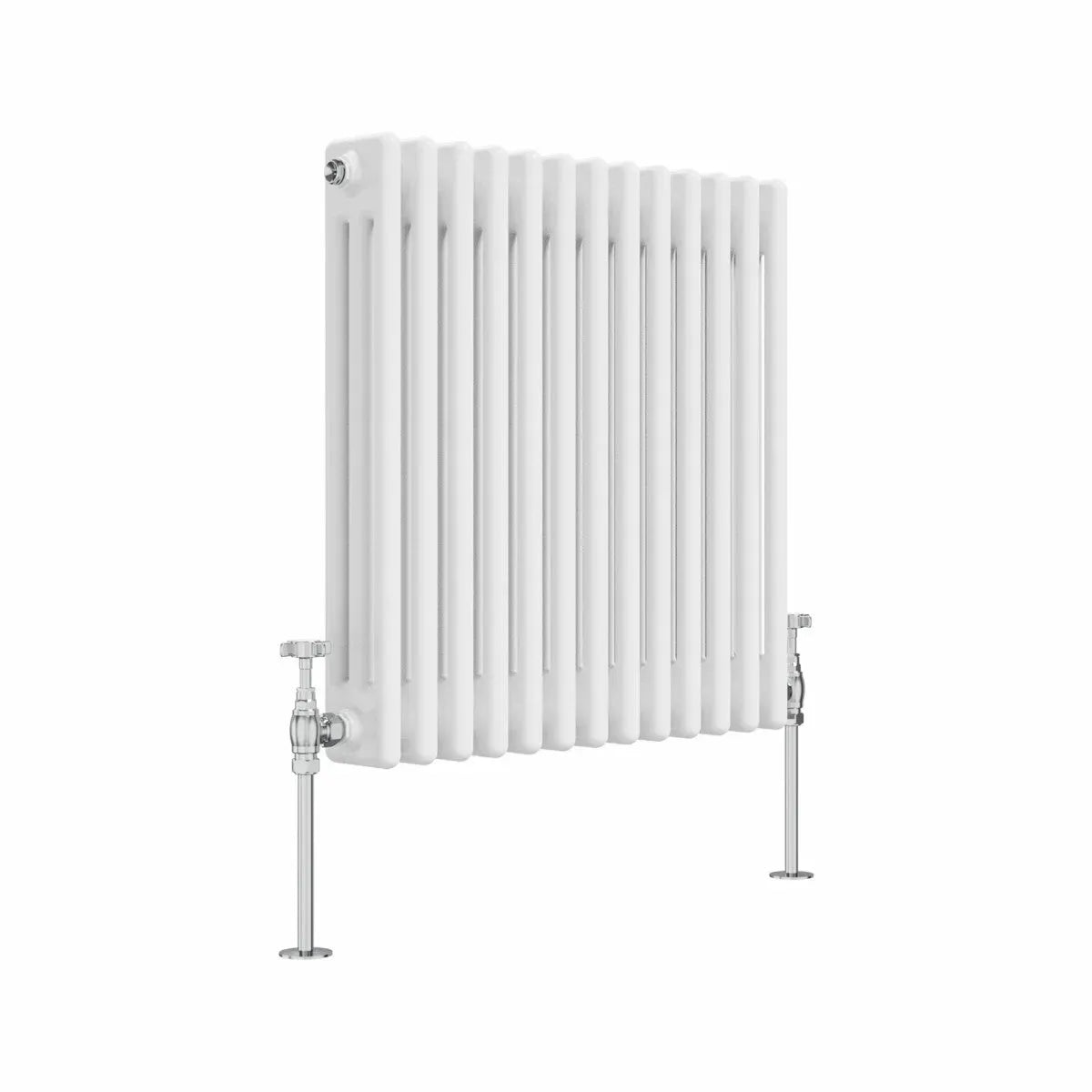 Ferentino - Traditional horizontal column radiator white