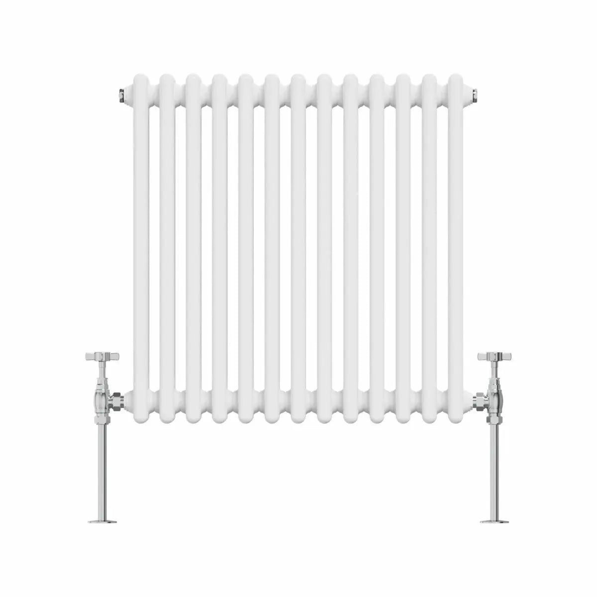 Ferentino - Traditional horizontal column radiator white